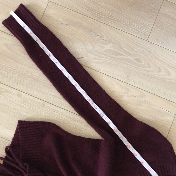 Guess Maroon Gathered Sweater - Picture 8 of 10